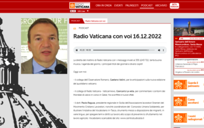 Radio Vaticana. Intervista al dott. Paolo Ragusa (Presidente di ALS-MCL Sicilia e coordinatore del Consorzio Umana Solidarietà)