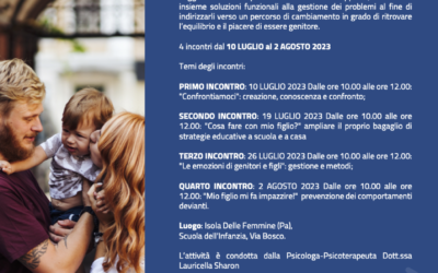 ISOLA PARENT TRAINING – ISOLA DELLE FEMMINE