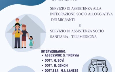 PNRR Montelepre: Presentazione del Progetto per il Servizio di Assistenza alla Integrazione Socio-Alloggiativa dei Migranti e Assistenza Socio-Sanitaria tramite Telemedicina.
