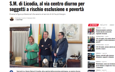 etnanews24.it (05.01.2024) S.M. di Licodia, al via centro diurno per soggetti a rischio esclusione e povertà. Diverse le figure professionali che saranno al servizio di chi ha più bisogno