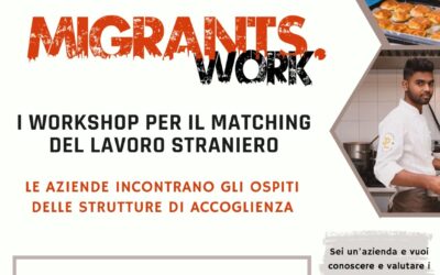 Migrants.Work a Bronte. “Workshop per il matching del lavoro straniero”, Mercoledì 21 febbraio, ore 16, al CAS “Parco dell’Etna”, via Carlo Alberto Dalla Chiesa 1