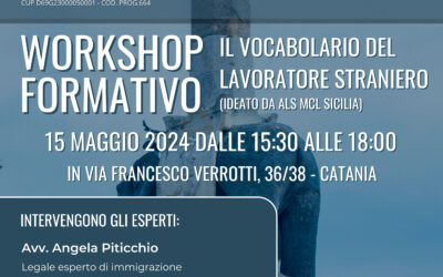 Workshop formativo: Il vocabolario del lavoratore straniero (ideato da ALS MCL Sicilia)