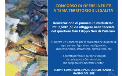 Concorso di Street Art: territorio e legalità nel quartiere San Filippo Neri