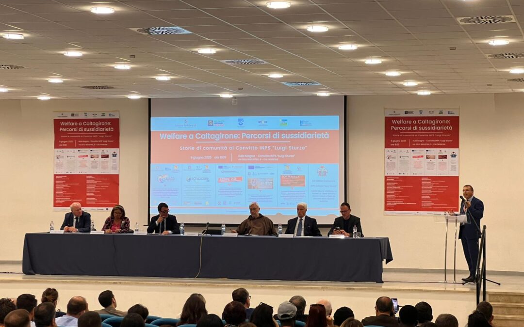 COMUNICATO  STAMPA: Caltagirone scommette sul welfare: al Convitto INPS “Luigi Sturzo” un incontro per raccontare comunità che costruiscono futuro