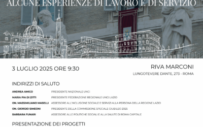 Convegno: “La presenza della cooperazione sociale nel Giubileo della Speranza: alcune esperienze di lavoro e di servizio”