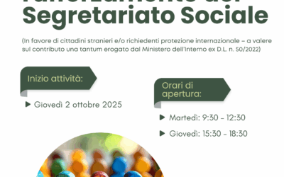 Servizio di rafforzamento del Segretariato Sociale