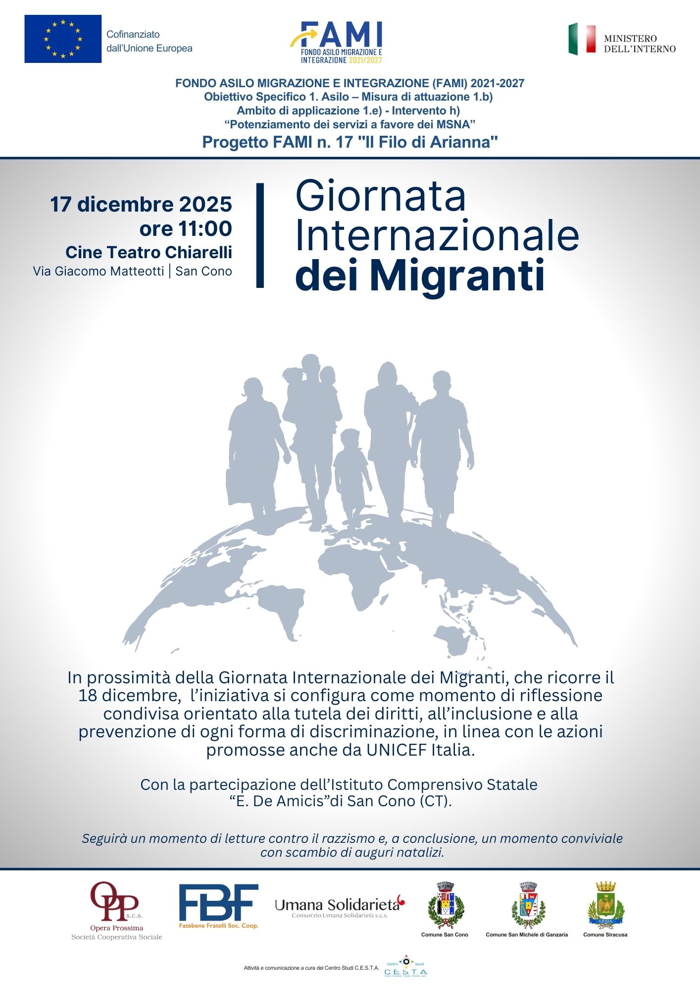 Giornata Internazionale dei Migranti
