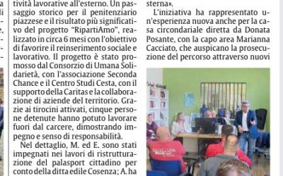 RipartiAmo: lavoro e formazione per il futuro dei detenuti di Piazza Armerina