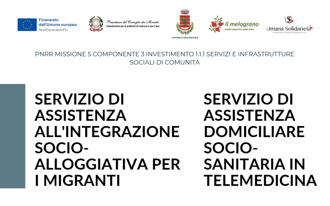 Servizi di integrazione socio-alloggiativa e assistenza domiciliare socio-sanitaria in telemedicina