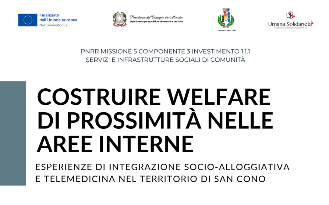 Costruire welfare di prossimità nelle aree interne