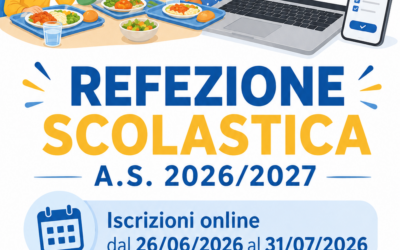 ISCRIZIONI ON LINE SERVIZIO REFEZIONE SCOLASTICA A.S. 2026/2027