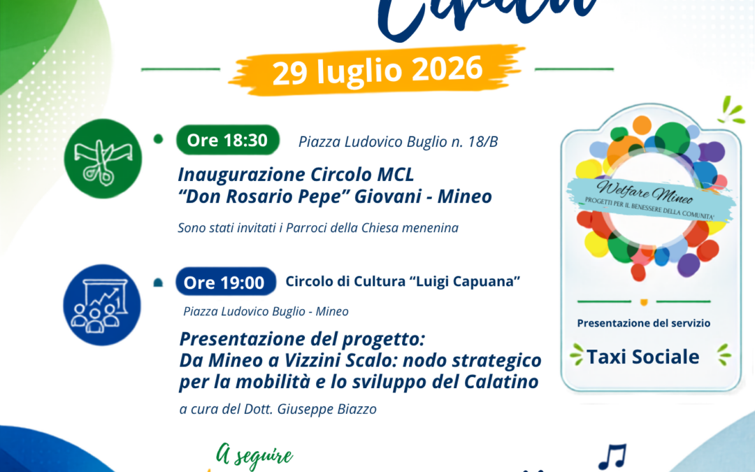 Mobilità e sviluppo del Calatino: a Mineo il progetto “Da Mineo a Vizzini Scalo”