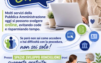 Servizi digitali della Pubblica Amministrazione: supporto gratuito a Ronciglione
