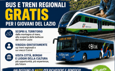 Lazio in Tour 2026: viaggi gratuiti per giovani e supporto a Ronciglione
