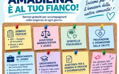 AMAbilina è al tuo fianco: servizi gratuiti di assistenza, orientamento e supporto