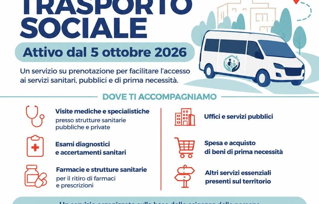 AMAbilina: dal 5 ottobre 2026 attivo il nuovo servizio di Trasporto Sociale